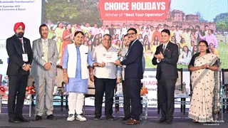 चॉइस हॉलीडेज को छत्तीसगढ़ टूरिज्म बोर्ड द्वारा आयोजित ‘सेंट्रल इंडिया कनेक्ट मार्केटप्लेस 2025’ में “बेस्ट टूर ऑपरेटर” पुरस्कार से नवाजा गया